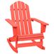 VidaXL Tuinstoel Hout Rood