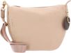Mandarina Duck Leren Schoudertas Mellow Leather Crossover Lamb's Wool Zalmroze