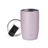 Simple Modern Reiskoffiemok met klapdeksel | Herbruikbare geïsoleerde roestvrijstalen cold brew ijskoffie thermoskan | Geschenken voor vrouwen, mannen, hem haar, Voyager Collectie, 12 oz | Lavender