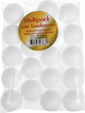 Glorex Hobby Polystyrène loisirs créatifs formes/figures - 19x pièces - boules rondes de dia 5 cm
