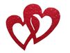 Petra's Knutsel-News Strooiartikel, Fliz, rood, 18 x 12 x 3 cm, 50 stuks