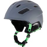 TECNOPRO heren Pulse Pro Active HS-988 ski-helm, grijs/groen, M