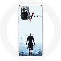 Maniacase Hoesje voor Xiaomi Redmi Note 10 Pro Vikings Series Seizoen 6 Ragnar Lothbrok De 2022 Trailer