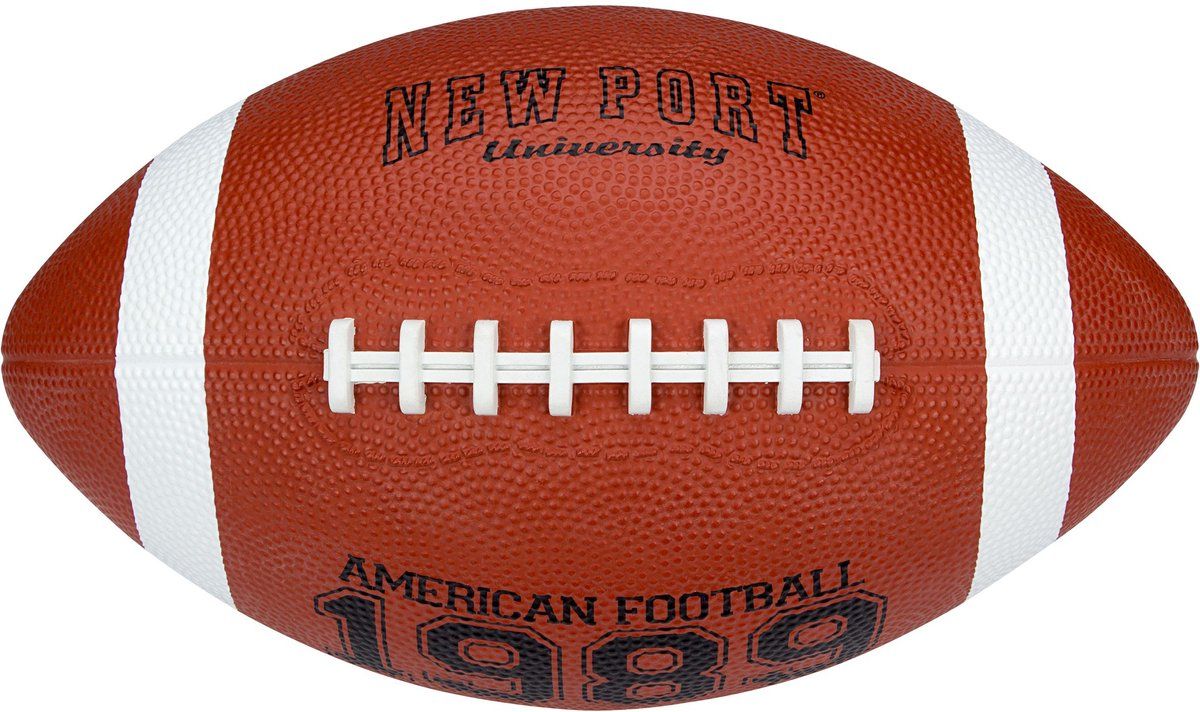 New Port American Football - Medium - Bruin/Zwart/Wit
