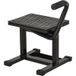 MRTRS Cavalletto Alzamoto In Acciaio Max 150kg Con Superficie In Gomma E Manovella, 48x34x43 Cm, Nero