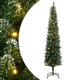 VidaXL Kunstkerstboom smal met 300 led's 240 cm
