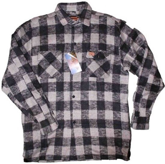 Longhorn houthakkers overhemd/jas Canada grijs - 8719298027522