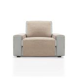 FAVERTI® Fauteuilhoes voor 1-zits of relaxstoel van 55 cm, model PEGO, beige