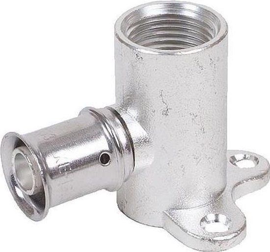 KeKelit Kelox muurplaat - 1/2" x 16mm pers messing