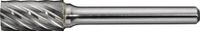 Promat/Tecwerk Stiftfrees | ZYA RVS | d. 10 mm koplengte 20 mm schacht-d. 6 mm | hardmetaal | vertanding normaal, fijn - 4000868055
