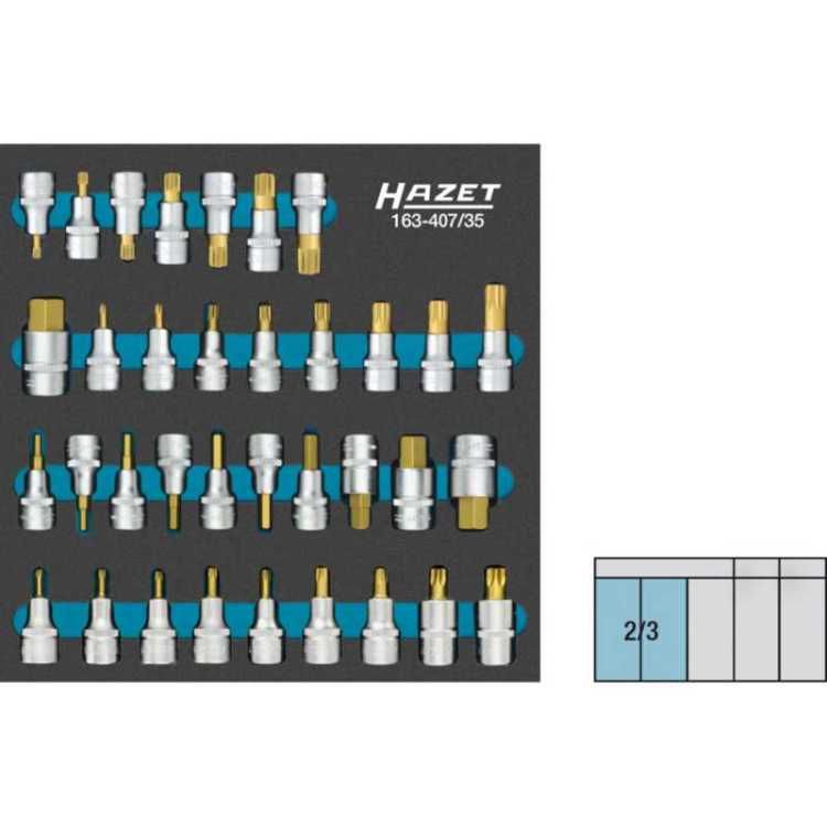 HAZET Werkzeug Module 163-407/35