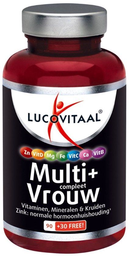 Lucovitaal Multivitamine Vrouw MAXI 120 Tabletten