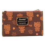 Loungefly Hello Kitty Pumpkin Spice Vrouwen Portemonnee Veelkleurig, Kunstleer