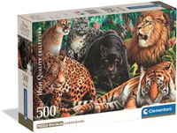 Clementoni Puzzel 500 Stukjes Wilde Katten High Quality Collection