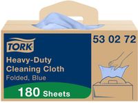 Tork 530272 Premium 530 werkdoek 1-lgs blauw 43x39 doos à 180 vel handybox