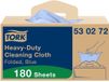 Tork 530272 Premium 530 werkdoek 1-lgs blauw 43x39 doos à 180 vel handybox