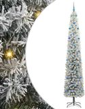 vidaXL Sapin de Noël artificiel Vert 270 cm PVC et Acier et Plastique