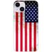 Apple iPhone 14 Siliconen hoesje Amerikaanse vlag