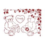 Stamperia D Stencil Daydream Bears