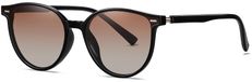 Polarisierte Sonnenbrille für Damen, rund, Cat-Eye