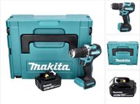 Makita DDF 487 T1J Accuboormachine 18V 40Nm Borstelloos + 1x 5.0Ah Accu + Makpac