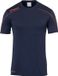 Uhlsport Stream 22 Shirt Korte Mouw Kinderen - Marine / Fluorood | Maat: 116