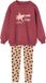 Vertbaudet Sweatshirt en legging set meisje donkerpaars