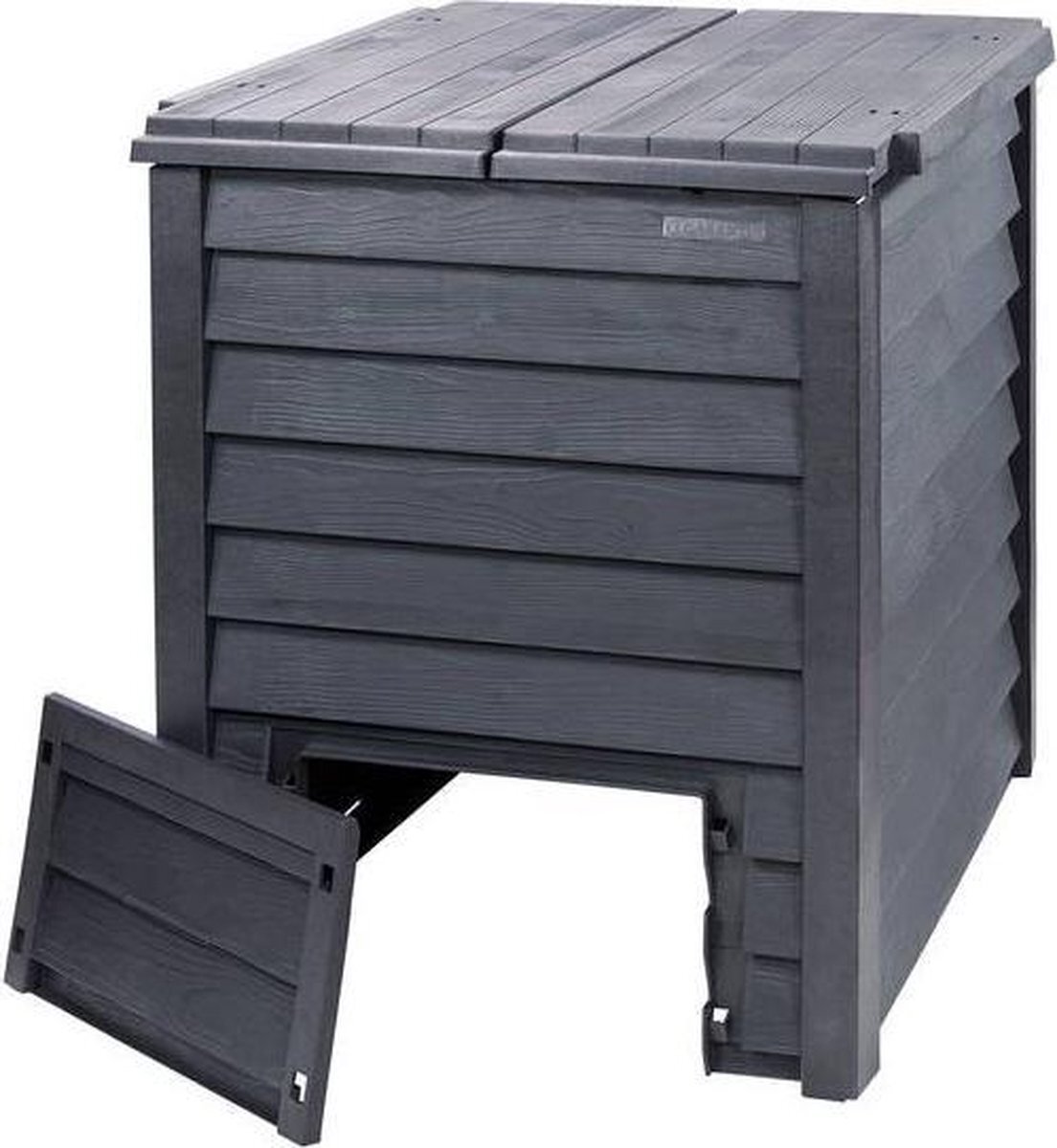 Garantia Thermo-Wood composter 600L antraciet houtlook