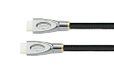 PYTHON® Series PREMIUM high-speed HDMI-aansluitkabel met Ethernet - 4K2K / UHD/Ultra HD/Full HD - koperen geleider (OFC), 3D-ondersteuning, drievoudige afscherming, nylon vlechtwerk - zwart, 5 m