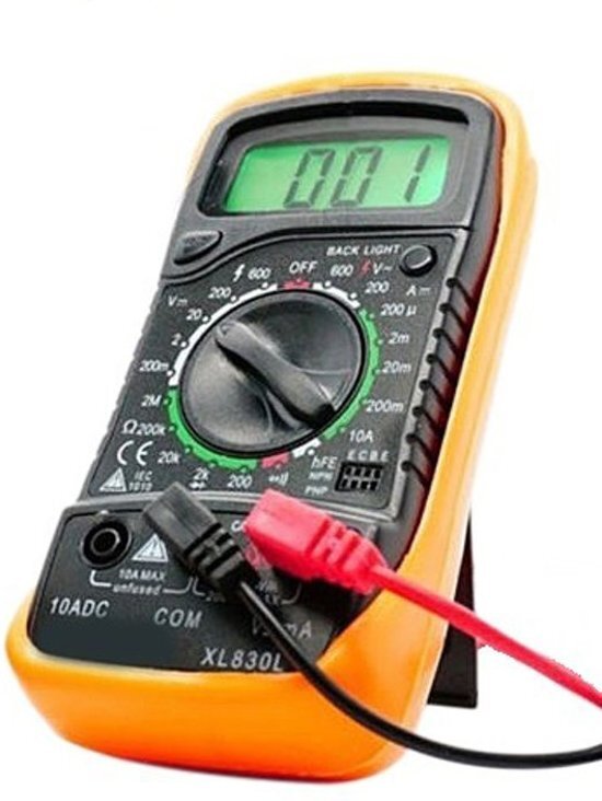 Ortho Digitale multimeter Universeel meter plus Connectie/verbindings