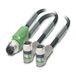 Phoenix Contact 1671441 Sensor/actuator connector, geassembleerd M12 Aantal polen (sensoren): 3 Adapter, Y-vorm 3.00 m 1 stuk(s)