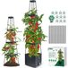 Jardinière - Auto-arrosage - Trellis réglable - Bac à tomates extérieur - Bac de potager
