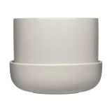 Iittala Pot avec soucoupe Nappula Ø17 cm h13 cm Gris clair