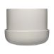 Iittala Pot avec soucoupe Nappula Ø17 cm h13 cm Gris clair