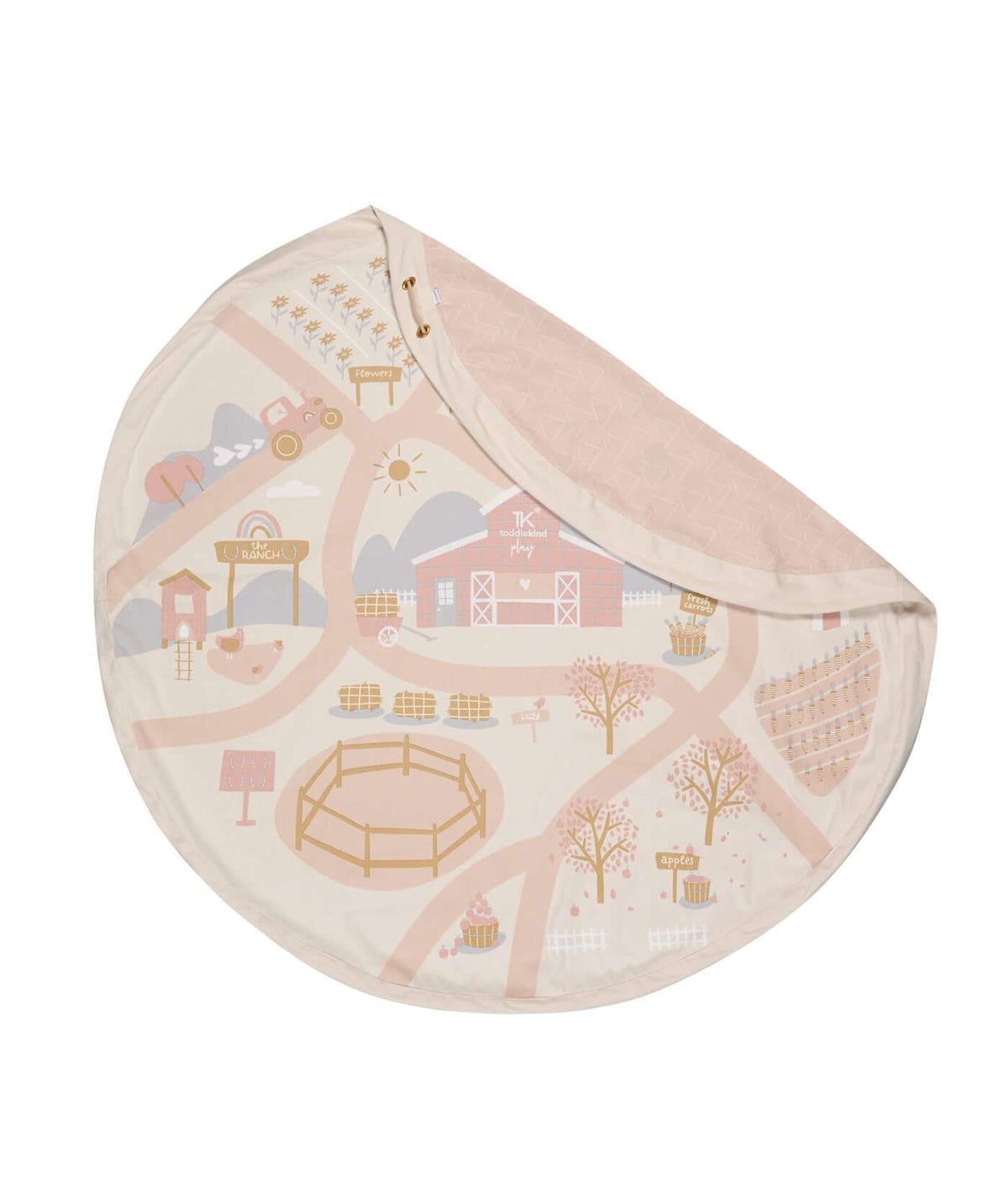 Toddlekind The Range Vloerkleed - Meerkleurig - Rond - 145 cm