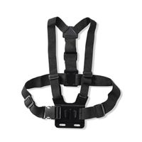 Nedis Action Cam Mount - Borstharnas - Zwart