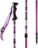 Élémenterre Bâton de randonnée Lupiau Réglable Violet
