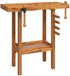 vidaXL Werkbank met bankschroeven 92x48x83 cm massief acaciahout