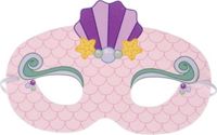 LG-IMPORTS Oogmasker Zeemeermin Meisjes Roze 18 x 11 cm