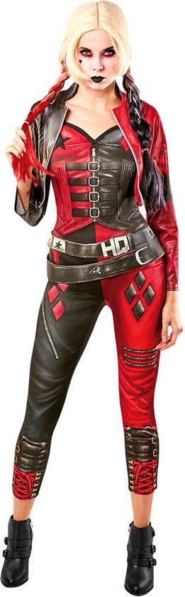 RUBIES FRANCE - Harley Quinn Suicide Squad Kostuum Vrouwen - Zwart - Maat S - Volledig verkleedpak