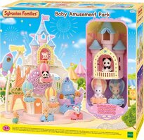 Sylvanian Families Baby Pretpark - Schommelschip, Raket, Reuzenrad, Kasteel - 3 Babyfiguren - 5537