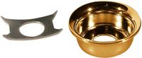 Boston JP-4-G TE-model Invoercup - Métal doré avec clip de retenue
