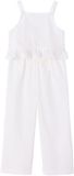 Vertbaudet Ensemble pantalon débardeur bretelles blanc