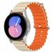 By Qubix Qubix Garmin Venu 4 45mm Ocean Style Bandje Beige/Oranje Smartwatch Bandje 22mm