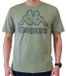 Kappa - Hommes - Kappa Big Logo T-shirt - Vert/Blanc/Noir - Taille M