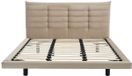 Vente-unique Bedframe stof beige 160 x 200 cm