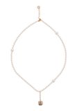 IZIA Ketting rose-goud / parelwit