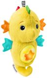 Baby Einstein knuffel zeepaardje pluche soother geel