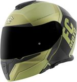 FC-Moto Novo Circuit Helm - Systeemhelm - Groen/zwart