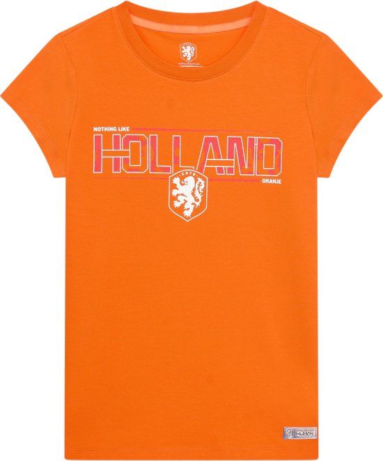 KNVB State of Football B.V. Nederlands Elftal T-Shirt Dames Oranje Maat S